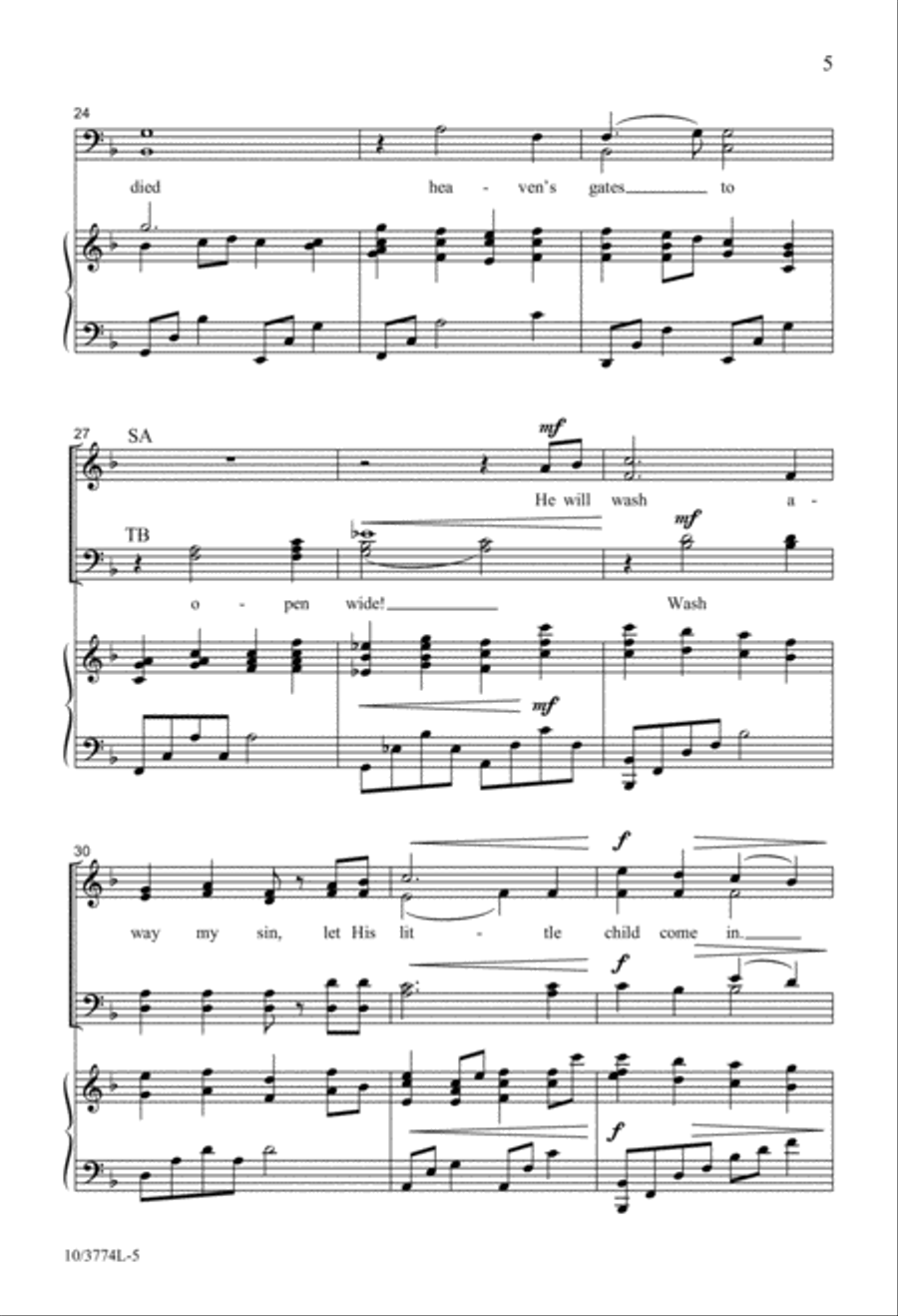 Yes, My Jesus Loves Me Yes, My Jesus Loves Me SSAA scores gallery preview page 4