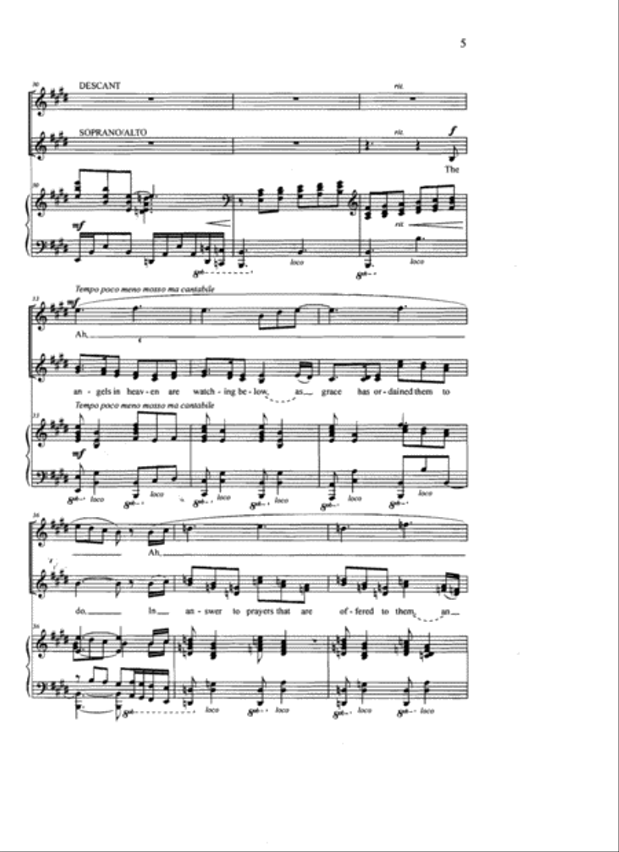 The Angels Will Guide You Home SSA scores gallery preview page 5