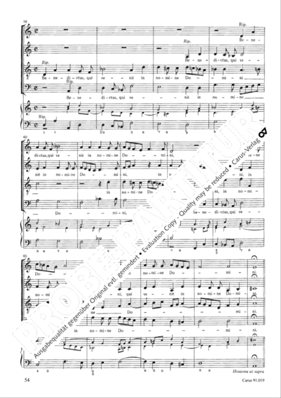 Non sine quare 4-Part scores gallery preview page 57