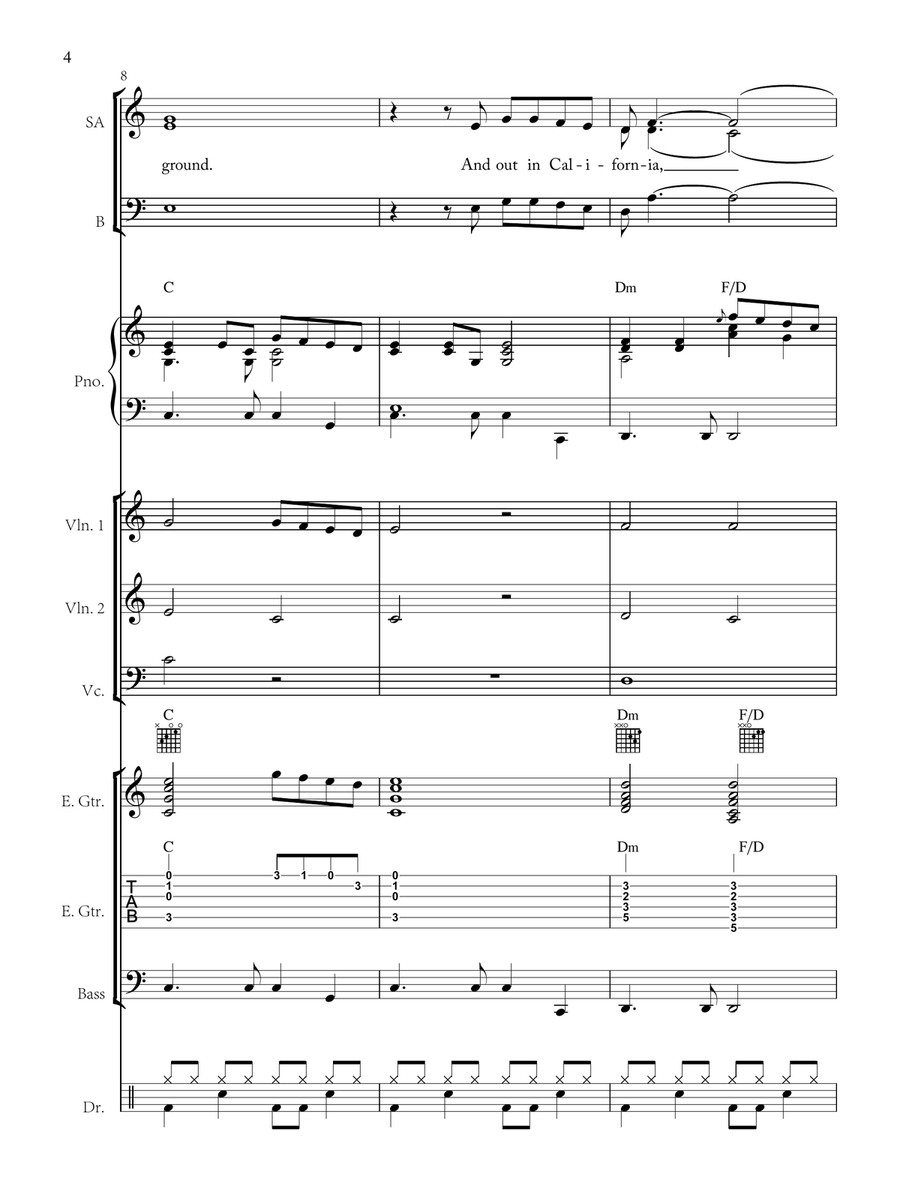 Christmas In Dixie 3-Part scores gallery preview page 4