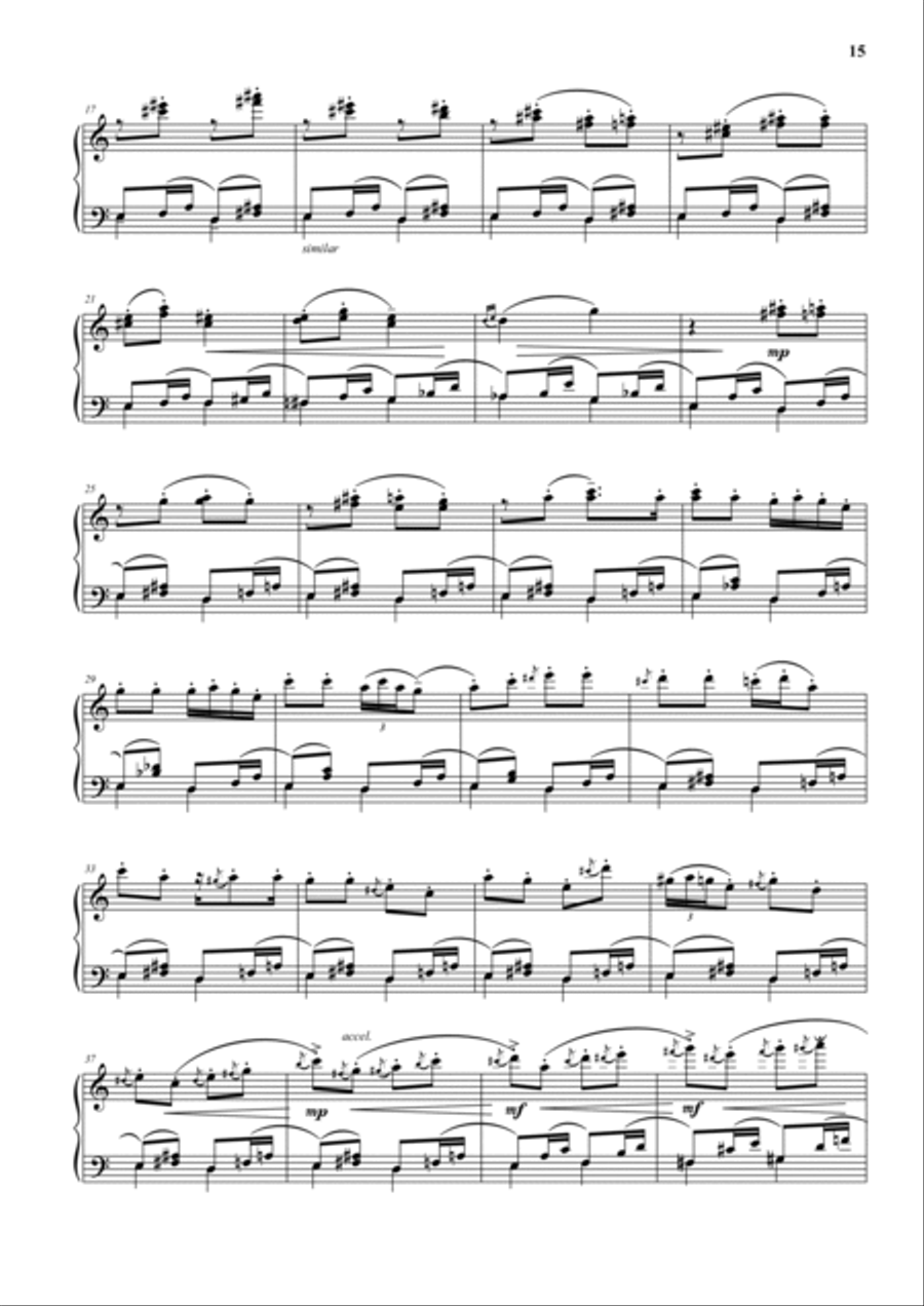 El Chusalongo y el Patachuga Piano Solo scores gallery preview page 3