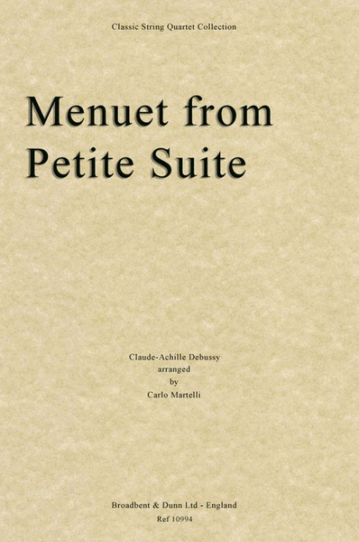 Menuet from Petite Suite