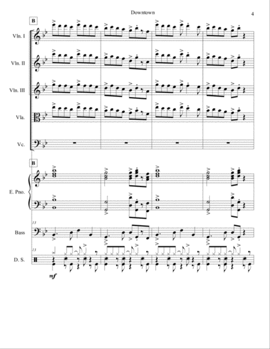 Downtown Large Ensemble scores gallery preview page 4