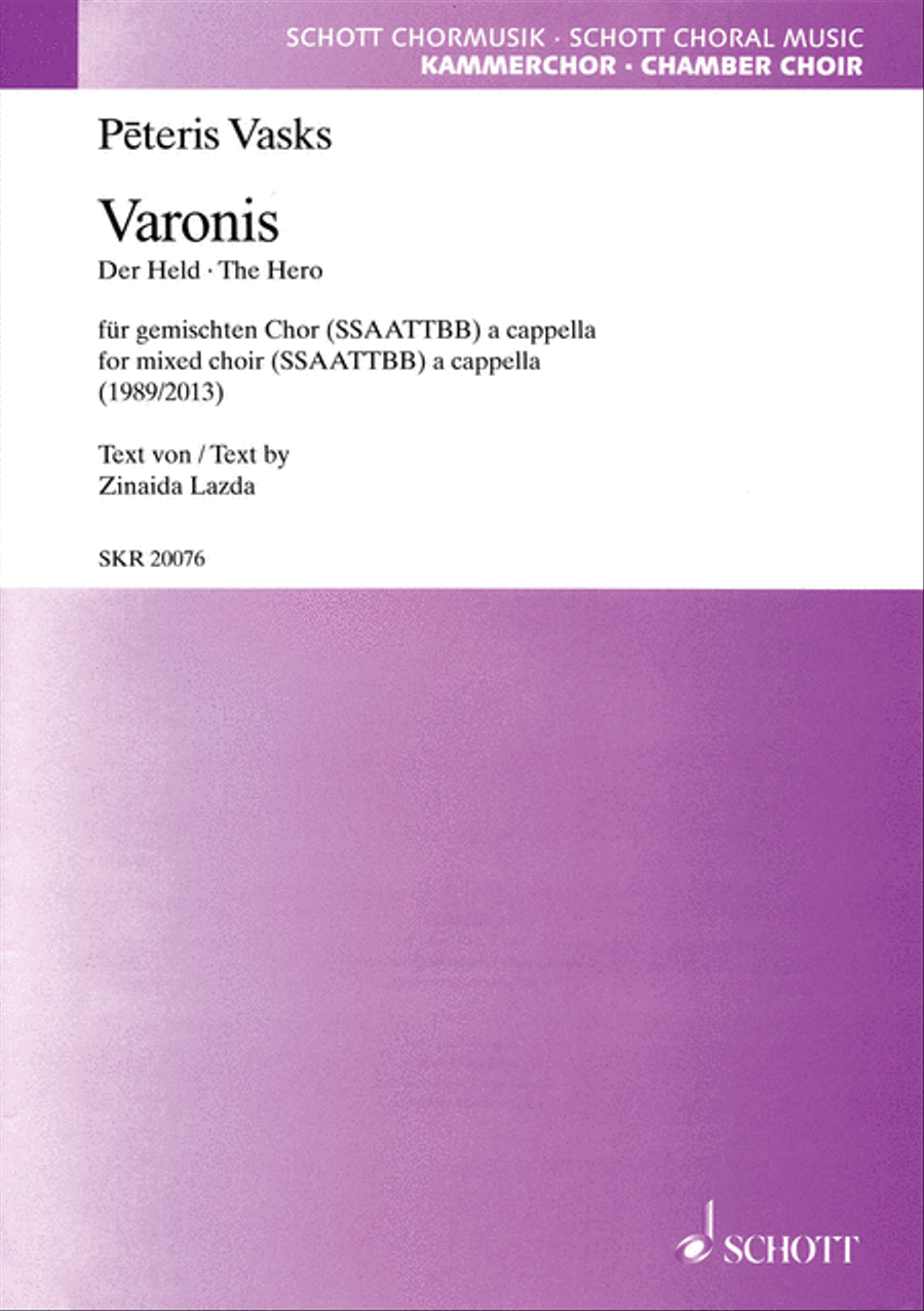 Varonis (The Hero) Divisi scores gallery preview page 1