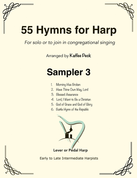 55 Hymns for Harp: Sampler 3