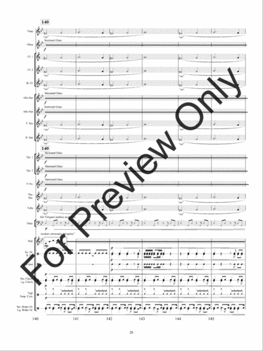 Haunted Mine Concert Band scores gallery preview page 23