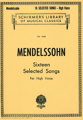 Book cover for 16 Selected Songs