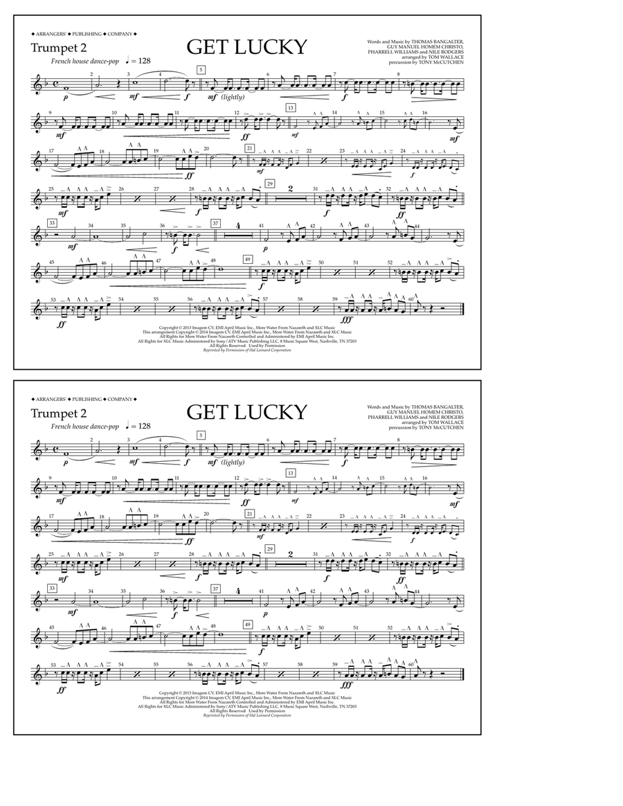 Get Lucky - Trumpet 2