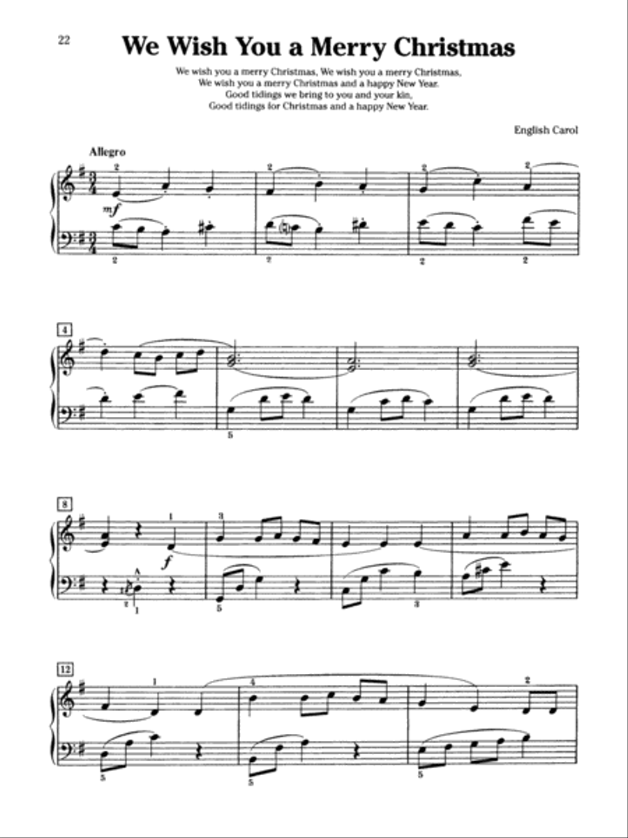 Christmas Silhouettes Piano Method scores gallery preview page 6