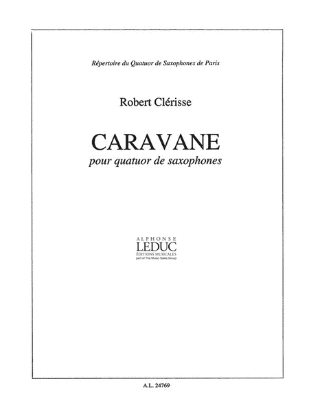Caravane (saxophones 4)