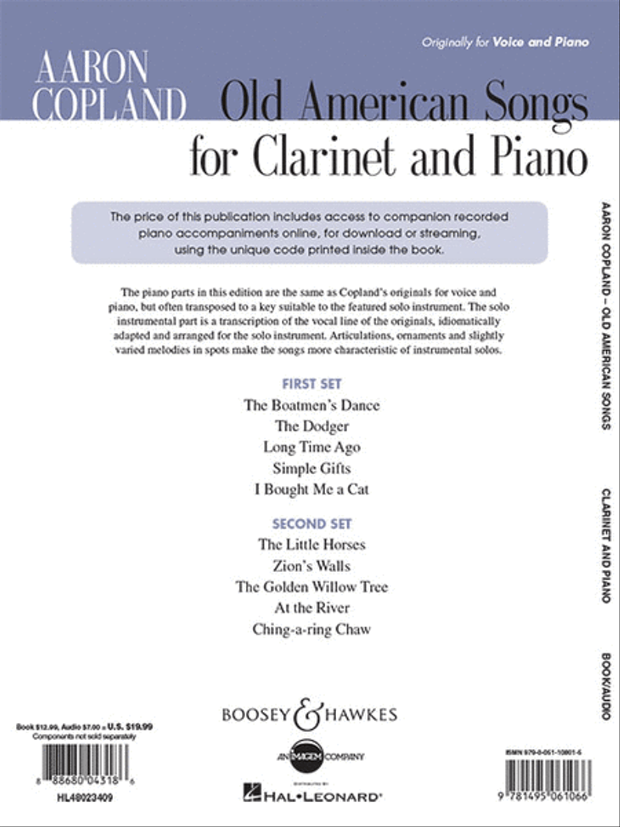 Old American Songs Old American Songs Clarinet Solo scores gallery preview page 6