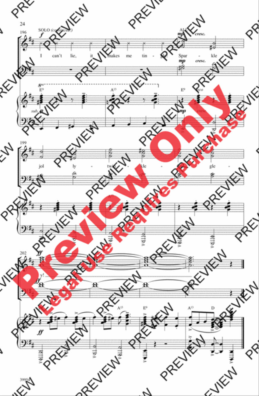 Elf: A Medley from the Broadway Musical - SoundTrax CD (CD only) Choir scores gallery preview page 24