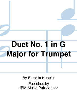 Duet No. 1 in G Major for Trumpet