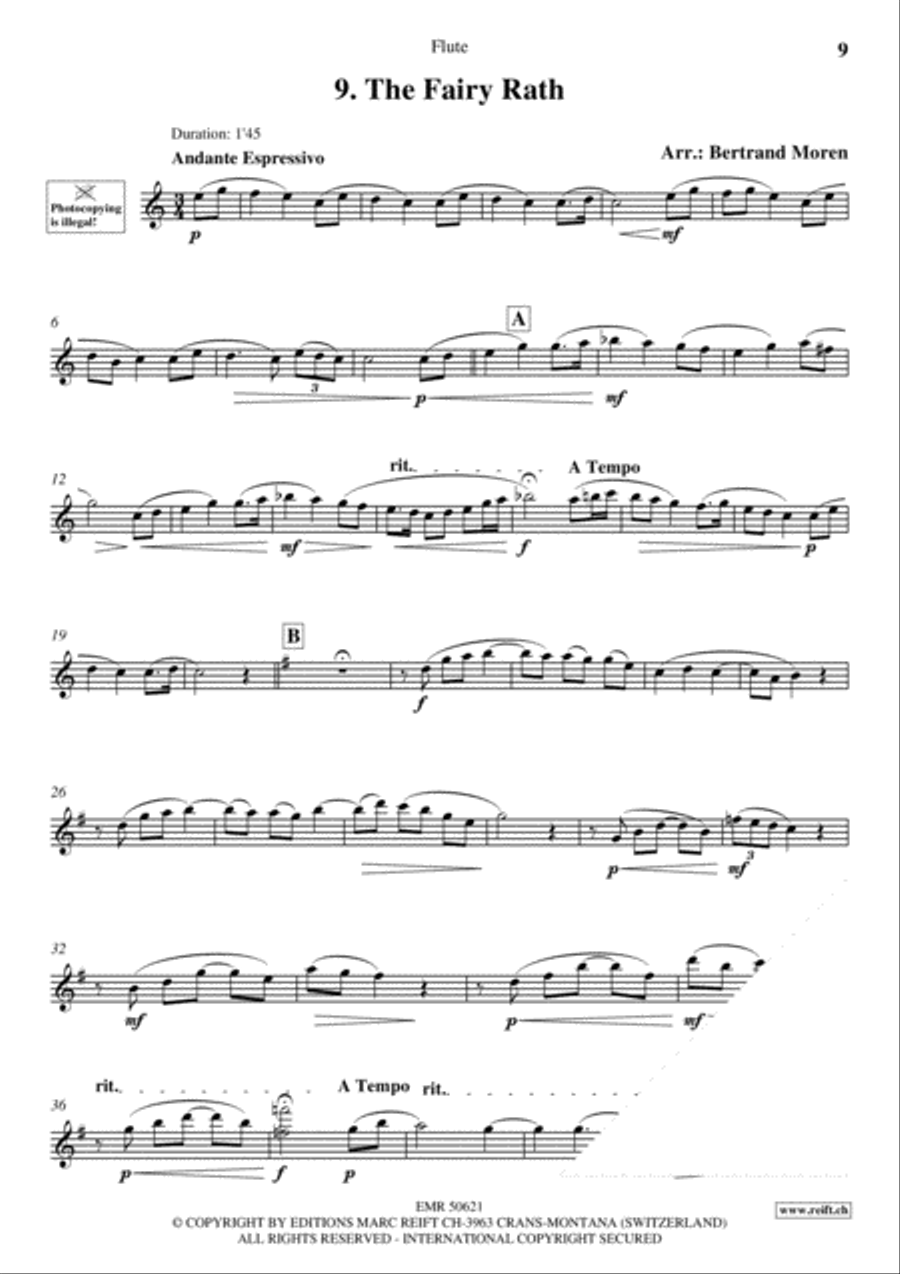 20 Slow Melodies Volume 2 Flute Solo scores gallery preview page 11