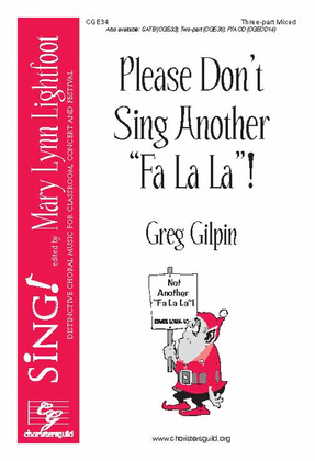 Book cover for Please Don't Sing Another Fa La La