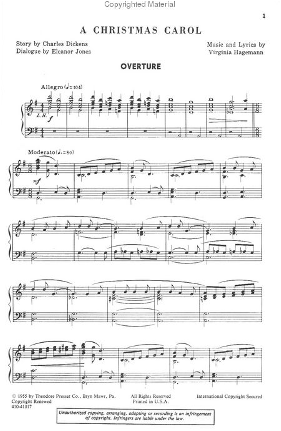 A Christmas Carol Choir scores gallery preview page 2