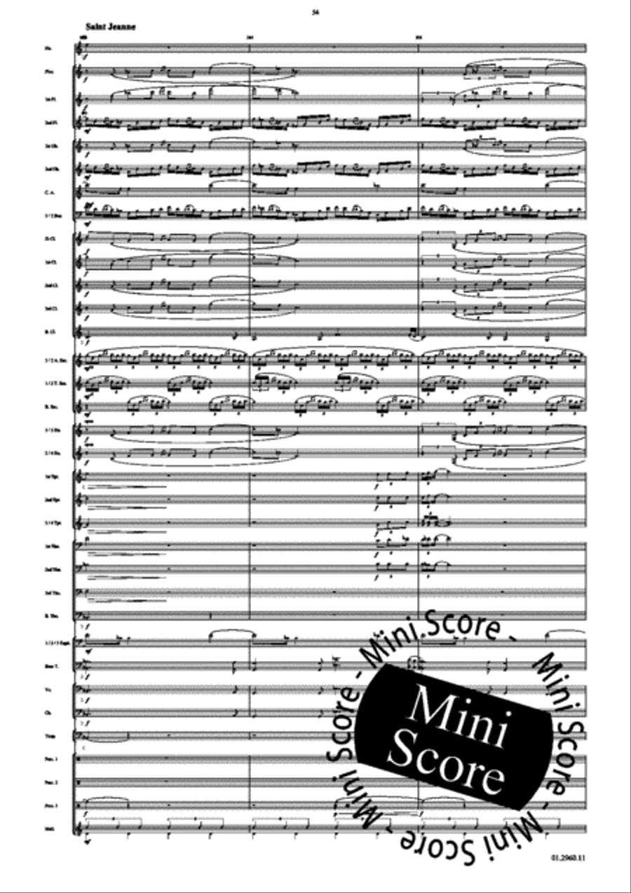Jeanne d'Arc Concert Band scores gallery preview page 60