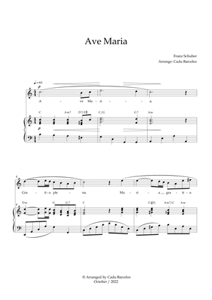 Ave Maria - Schubert C Major Chords