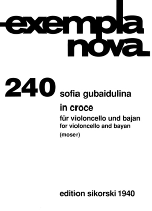 Book cover for In Croce Cello/Bayan Violoncello & Bajan