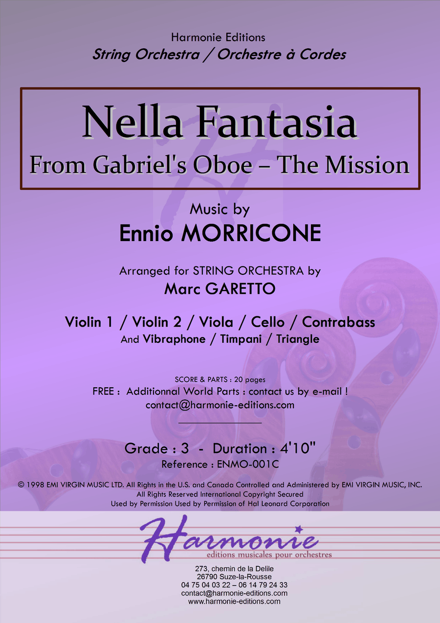 Nella Fantasia Nella Fantasia String Orchestra scores gallery preview page 1