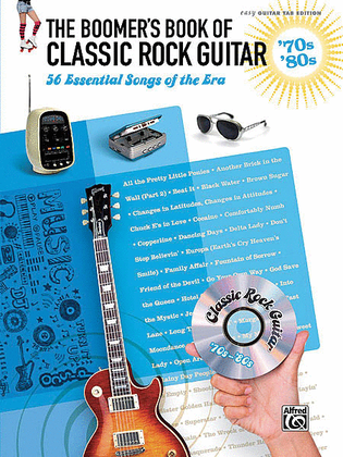 Book cover for The Boomer's Book of Classic Rock Guitar - '70s - '80s