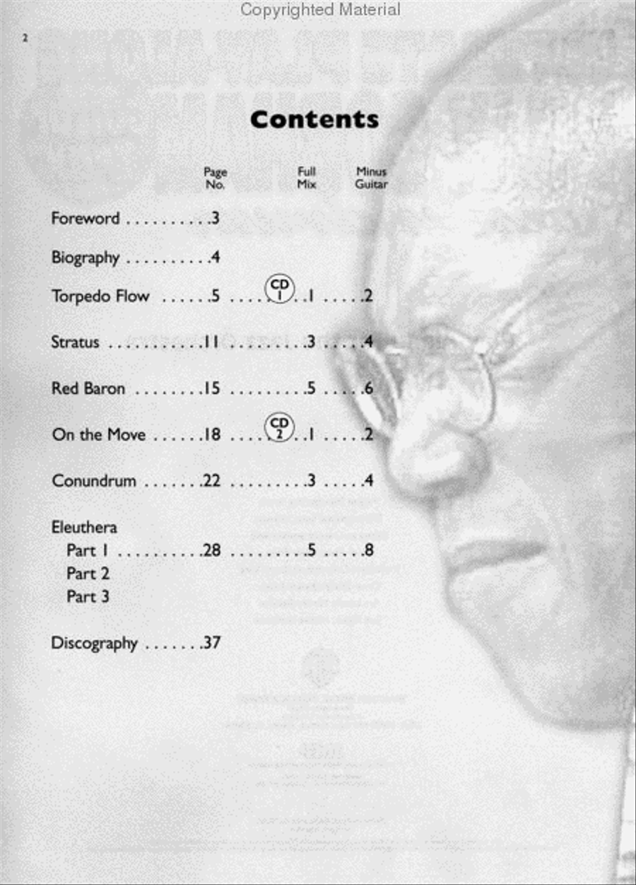 Ultimate Play-Along Guitar Trax Billy Cobham Conundrum Guitar scores gallery preview page 2
