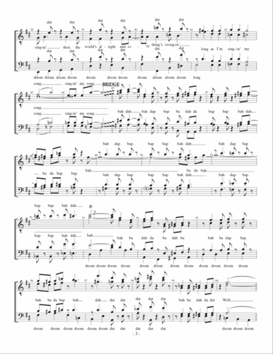 As Long As I'm Singing A Cappella scores gallery preview page 3