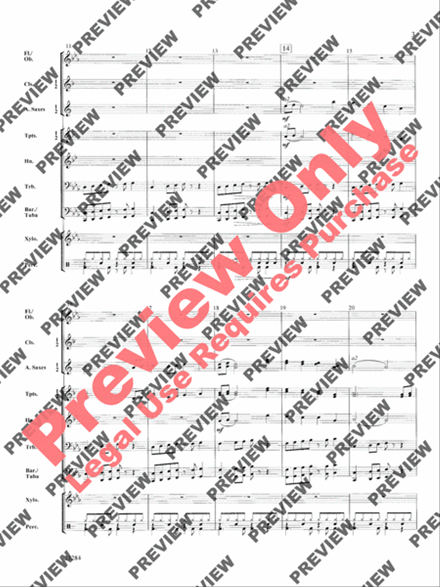 Rock Quest Rock Quest Concert Band scores gallery preview page 4