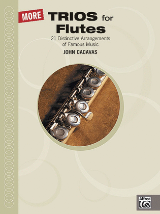 Book cover for More Trios for Flutes