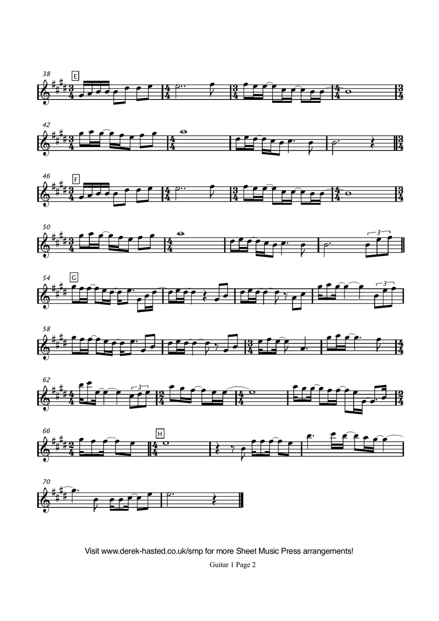 The Closest Thing To Crazy Guitar Ensemble scores gallery preview page 5