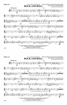 Rock and Roll: Horn in B flat