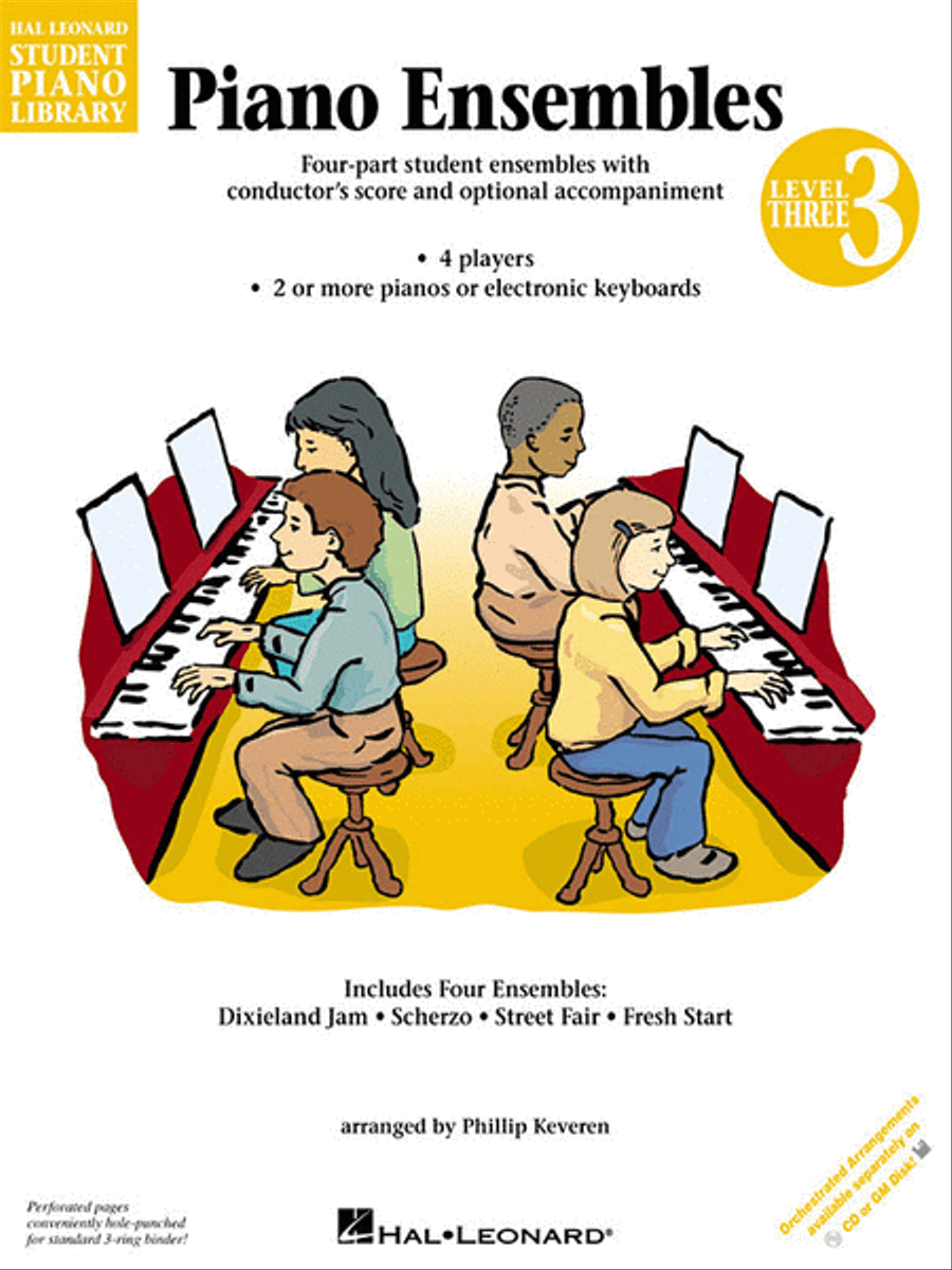 Piano Ensembles Level 3 Piano Method scores gallery preview page 1