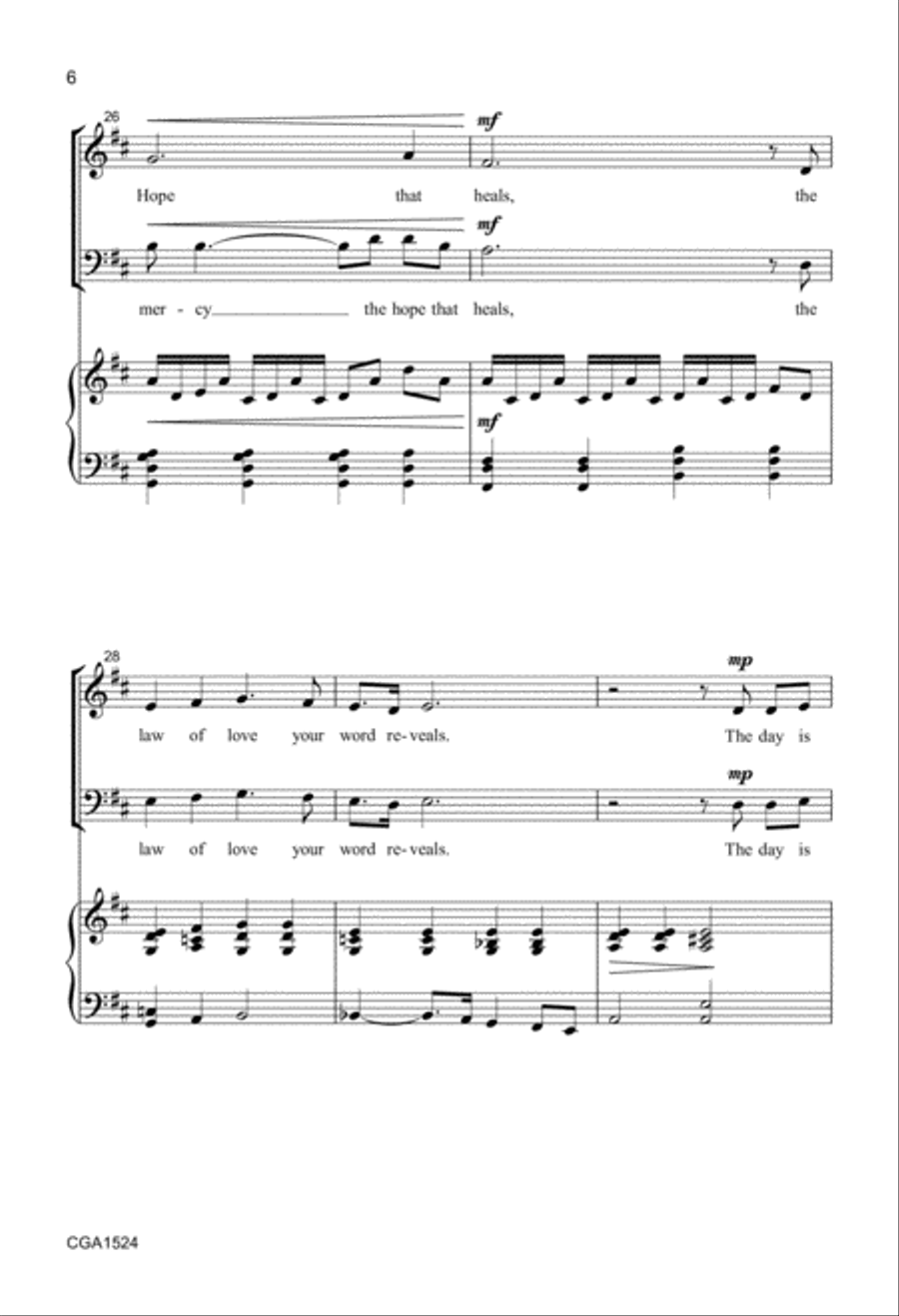 The Day Is Coming The Day Is Coming 4-Part scores gallery preview page 5