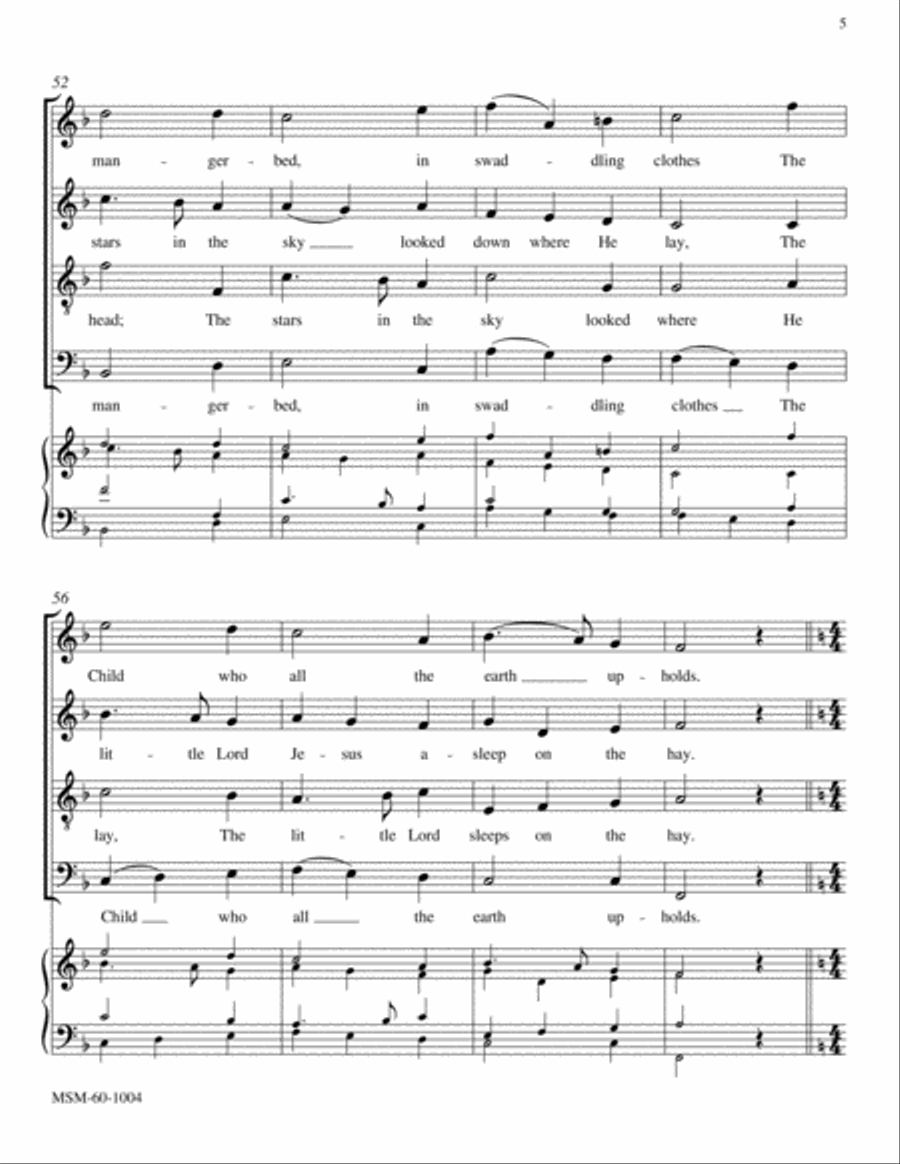 From Heaven Above Choir scores gallery preview page 5