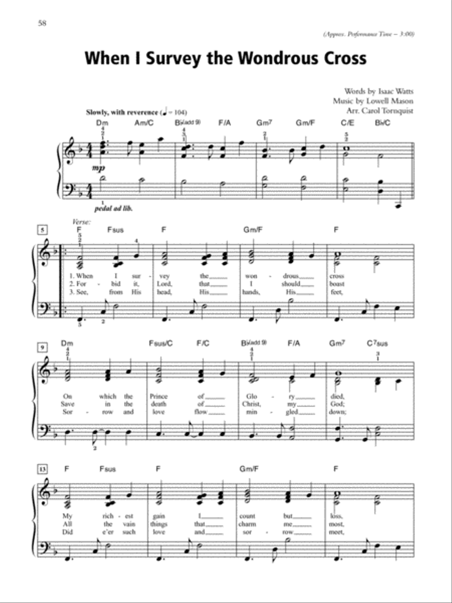 Hymns in Praise Style Piano Solo scores gallery preview page 10