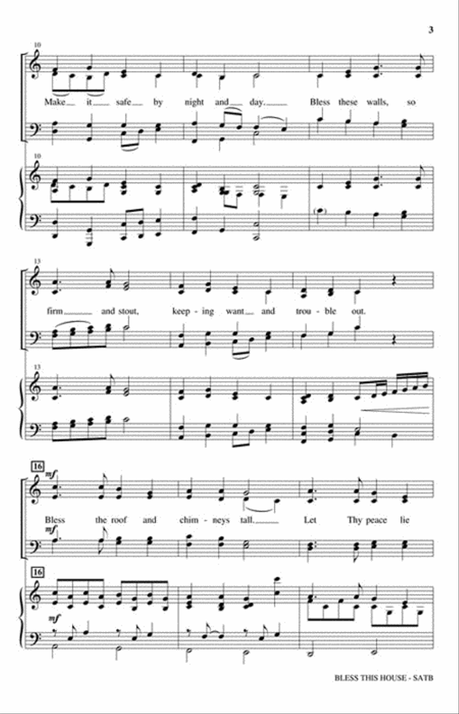 Bless This House Orchestra scores gallery preview page 3