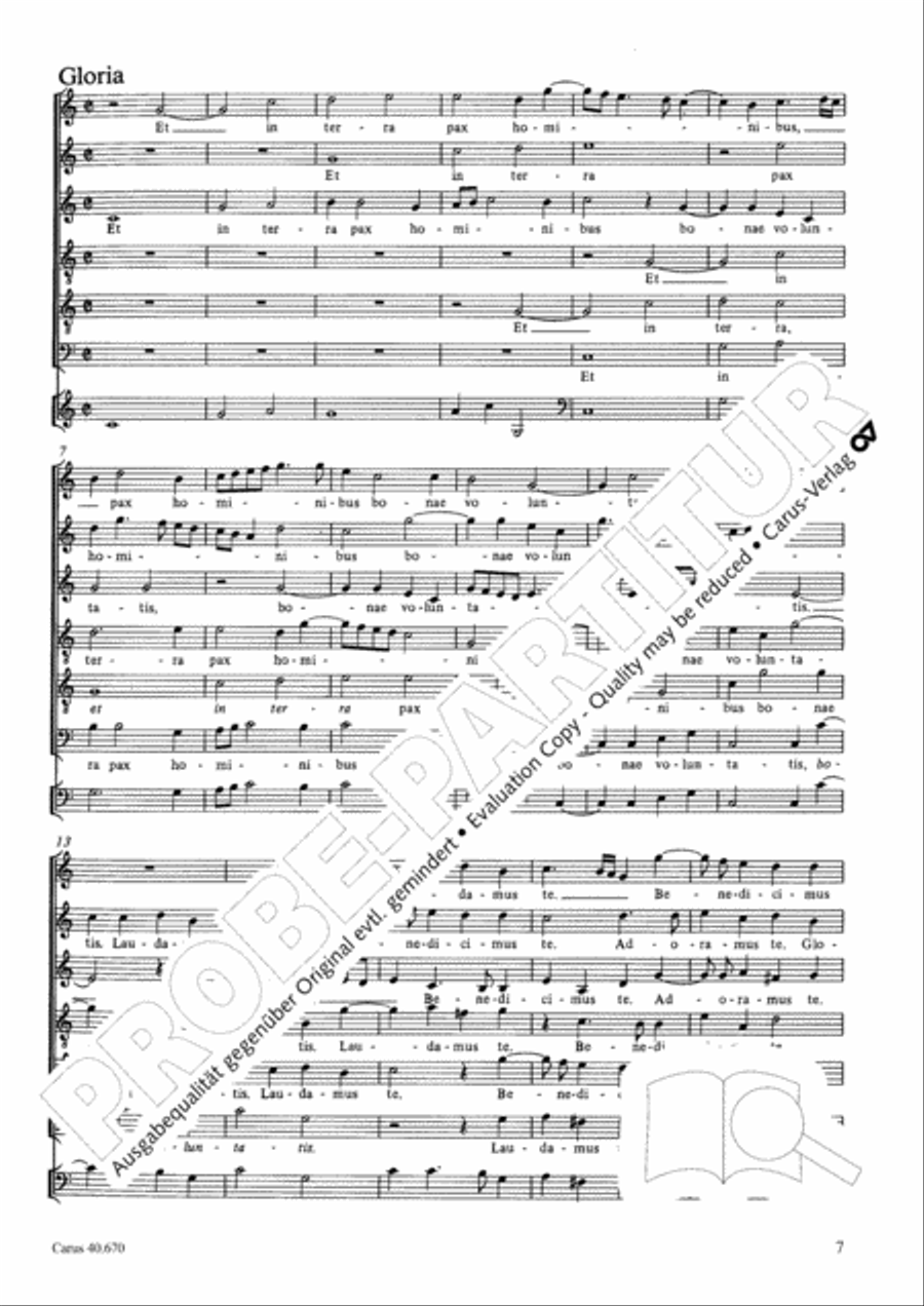 Missa in illo tempore Choir scores gallery preview page 20