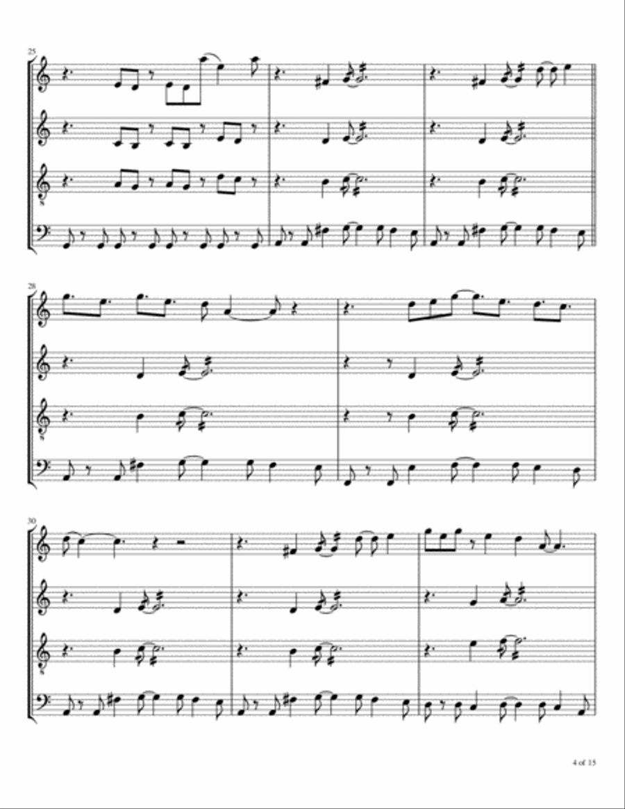 Pretzel Logic Pretzel Logic Woodwind Quartet scores gallery preview page 5