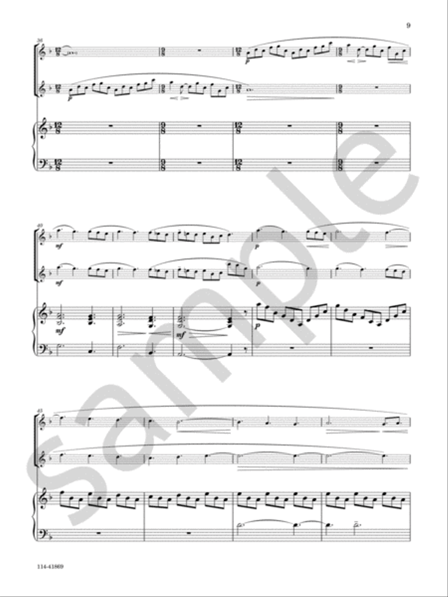 Sonata for Short Attention Spans Chamber Music scores gallery preview page 9
