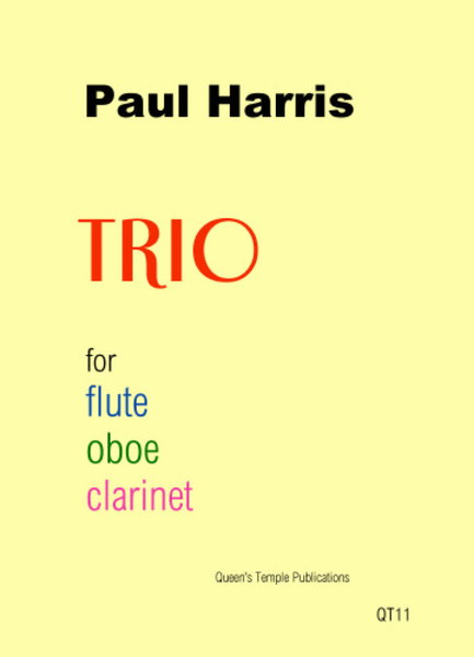 Trio For Flute Oboe & Clarinet