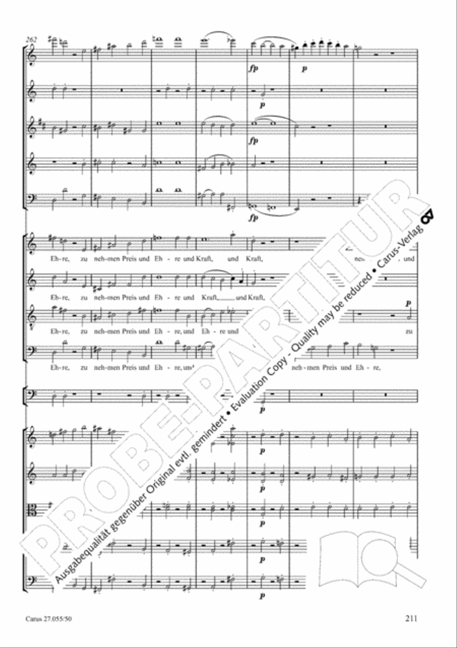 Ein Deutsches Requiem (German Requiem) 4-Part scores gallery preview page 218