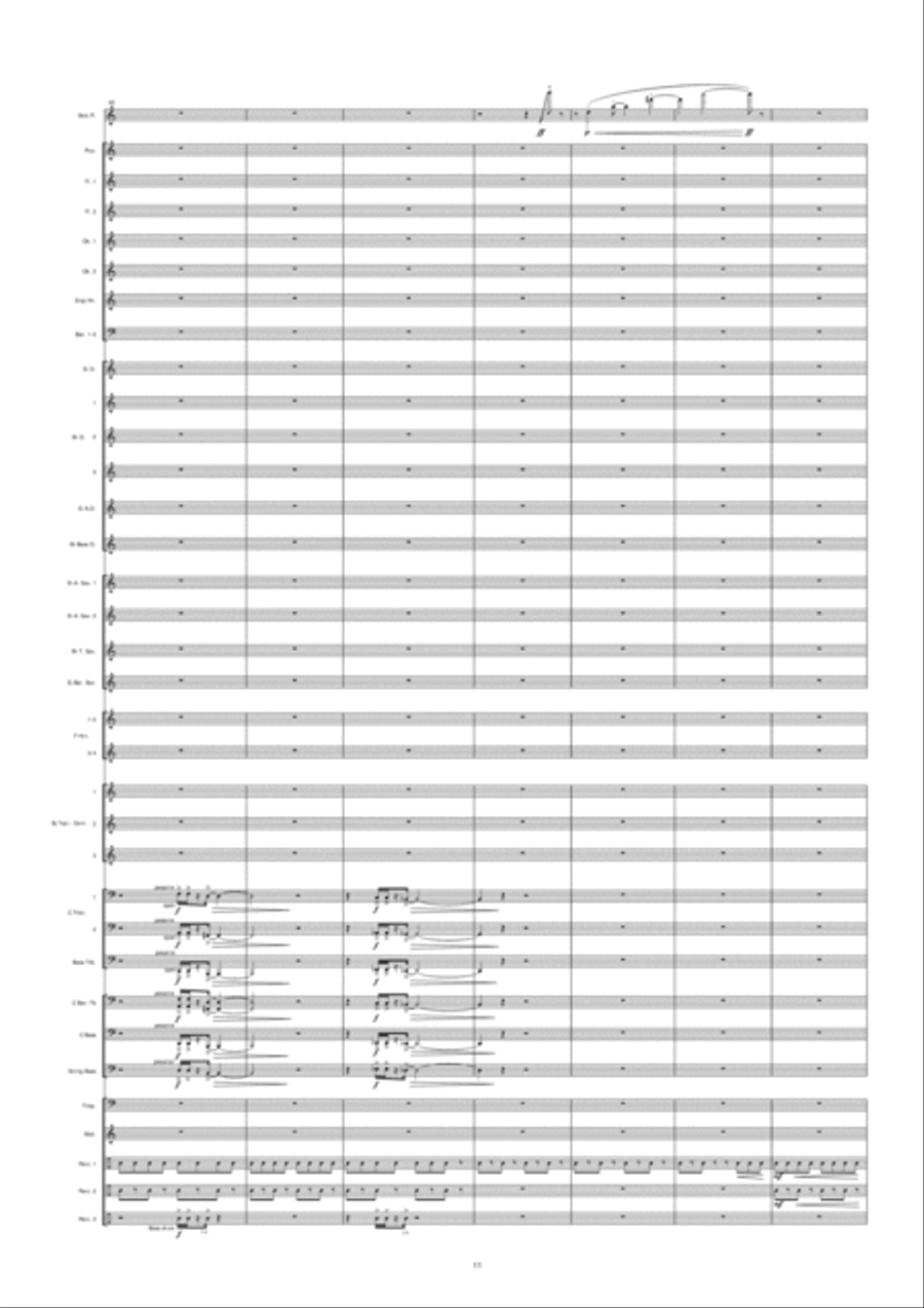 Night In Venice Concert Band scores gallery preview page 12