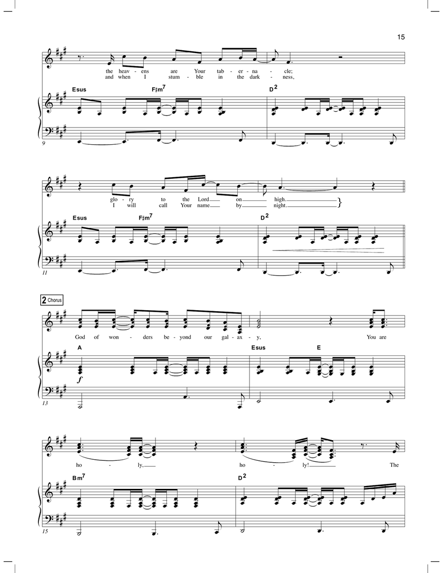 God Of Wonders Voice scores gallery preview page 2