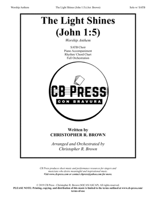 Book cover for The Light Shines [John 1:5] (Anthem) - Piano Accompaniment
