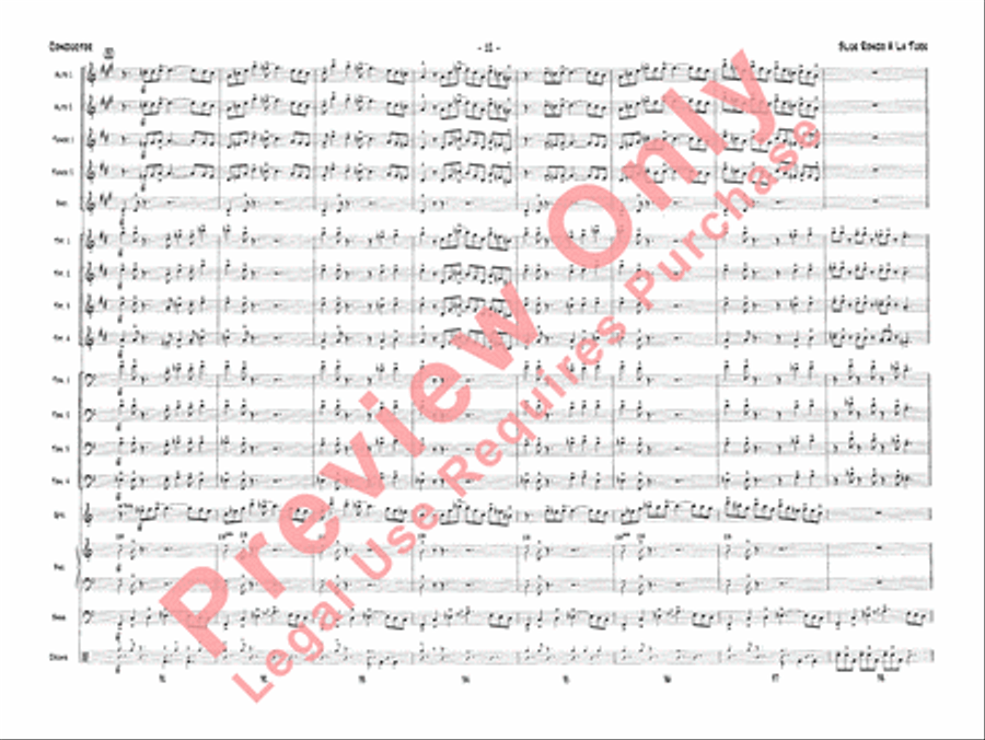 Blue Rondo a la Turk Jazz Ensemble scores gallery preview page 15