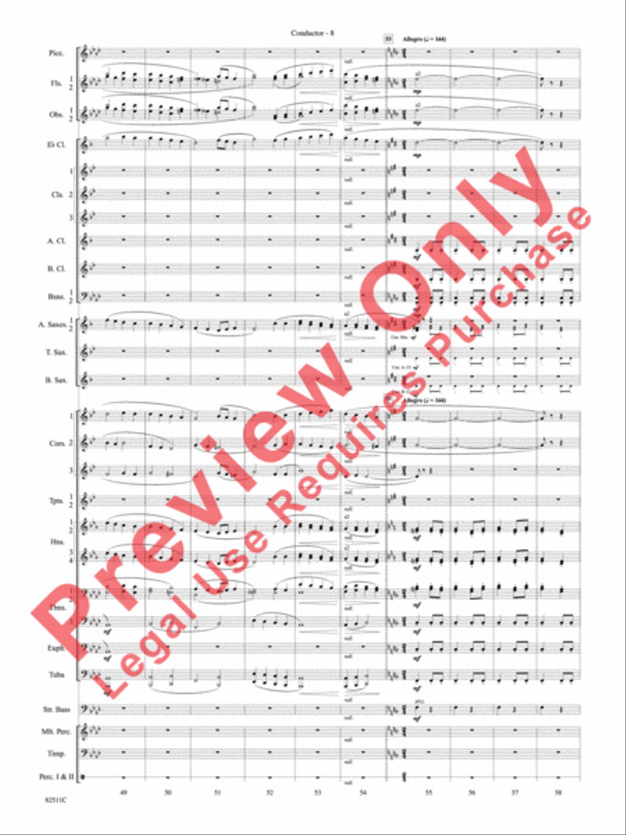 A Christmas Festival Concert Band scores gallery preview page 11