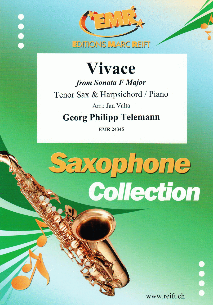 Vivace Tenor Saxophone scores gallery preview page 1