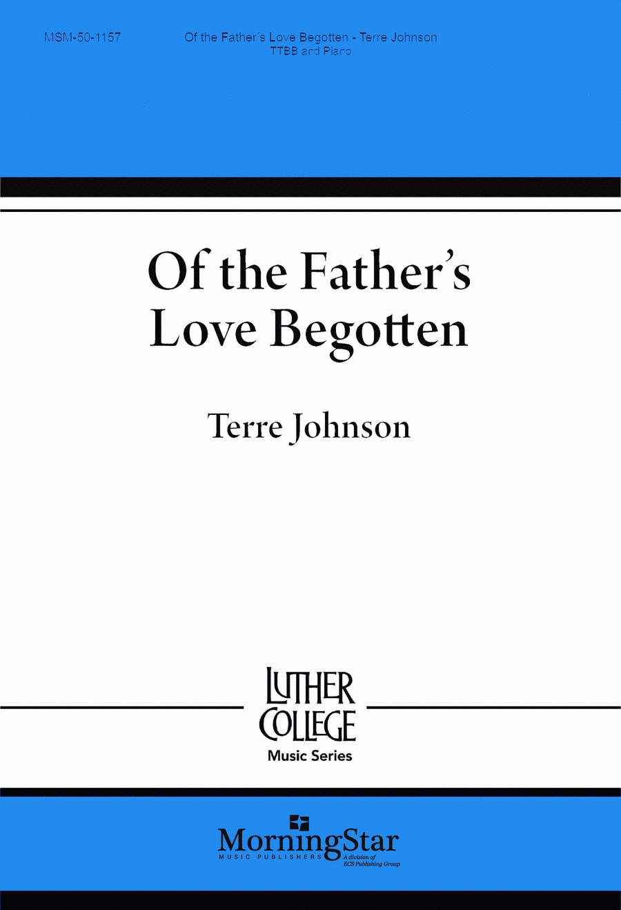 Of the Father's Love Begotten TTBB scores gallery preview page 1