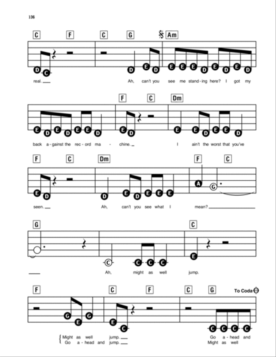 Jump Electronic Keyboard scores gallery preview page 2