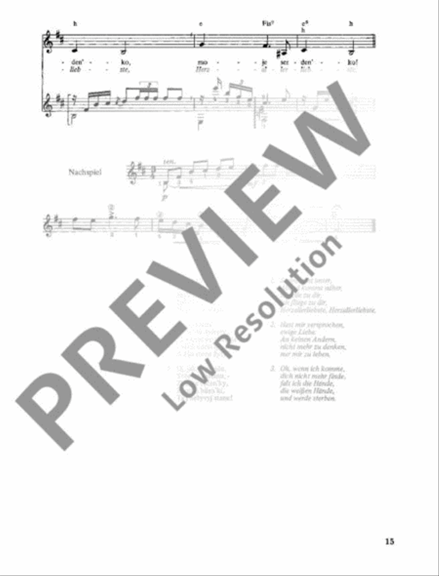 Ukrainische Volksweisen High Voice scores gallery preview page 16